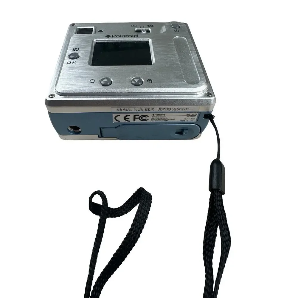 Polaroid Digital Camera PDC 3070 3.2MP Silver Tested Working AAA Battery Type